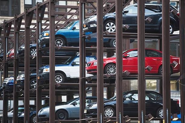Shuttle Stacker Parking System in action